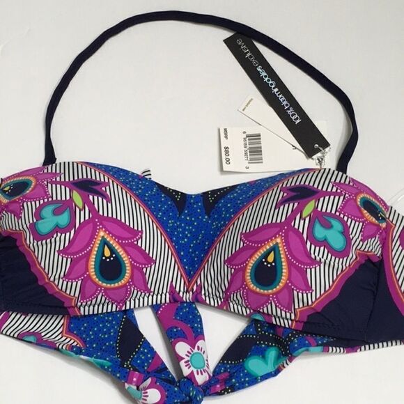 Trina Turk bandeau bikini top. NWT - Picture 6 of 8